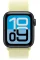 Apple Watch SE 3 GPS, 44mm Midnight Aluminum Case with Neon Yellow Sport Loop